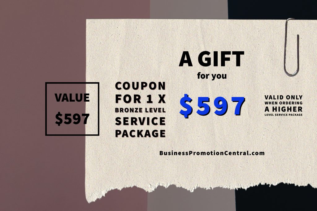 Gift Coupon - $597 Value Bronze Level Service Package