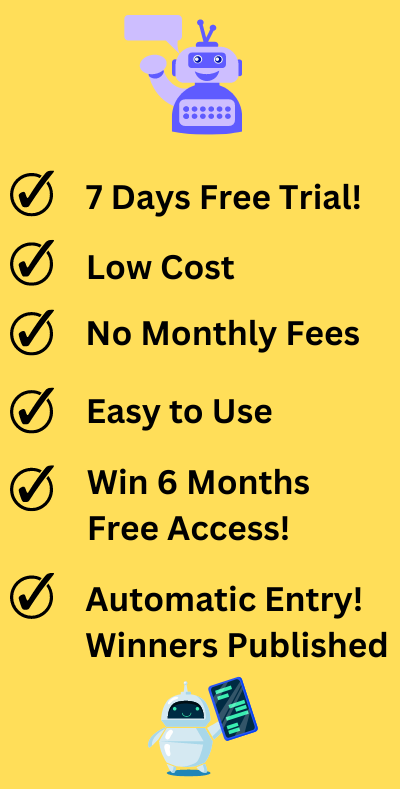 Win 6 months free access - 7 Days Free Trial!